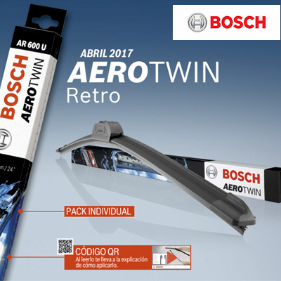 Bosch – Escobillas AeroTwin Retro – Iturria – Distribución Profesional