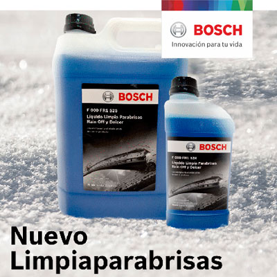BOSCH: líquidos limpiaparabrisas con Rain Off y Decier – Iturria –  Distribución Profesional